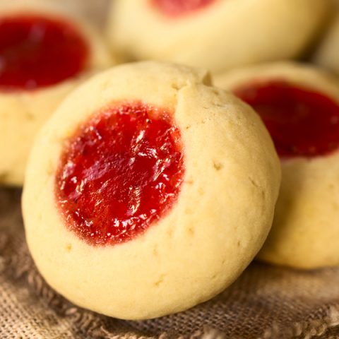 Thumbprint Jam Cookies