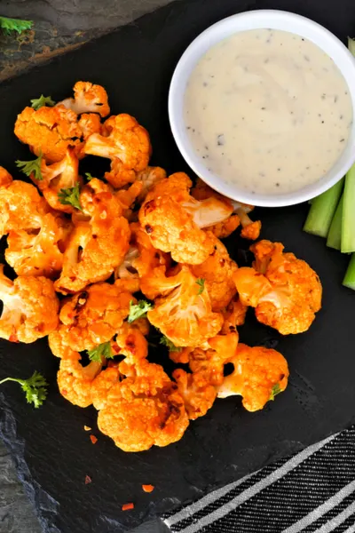 air fryer buffalo cauliflower wings 