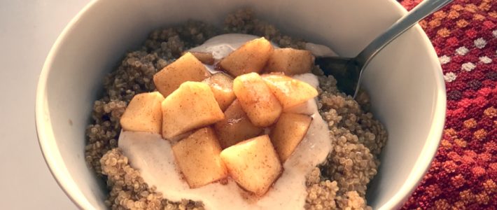 Cinnamon Apple Quinoa Breakfast Bowl Cinnamon Apple Quinoa Breakfast Bowl