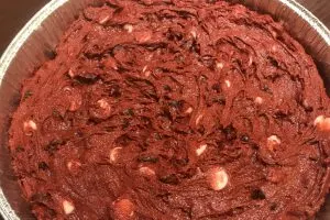 red velvet cookie dough