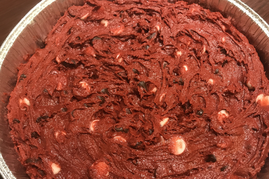 red velvet cookie dough 