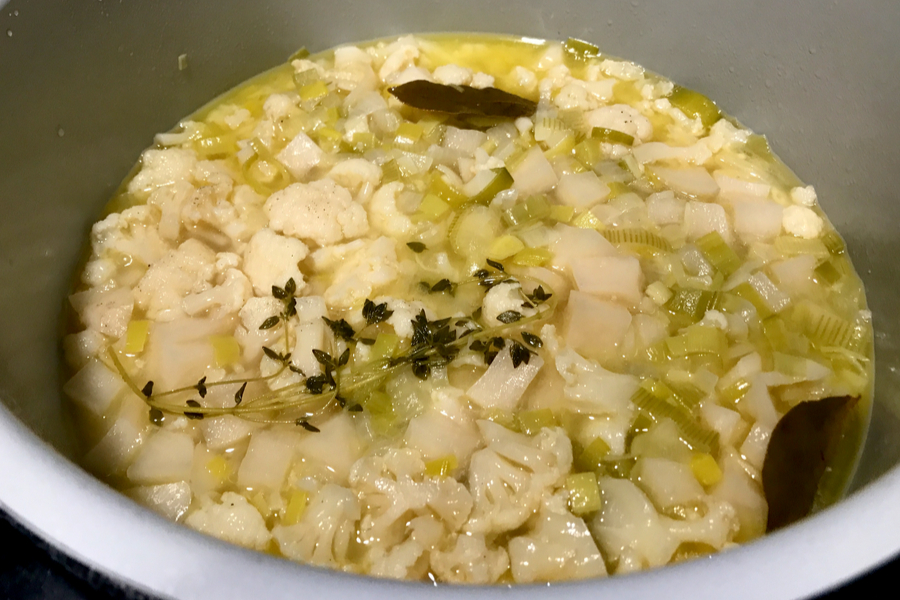 instant pot potato leek soup 