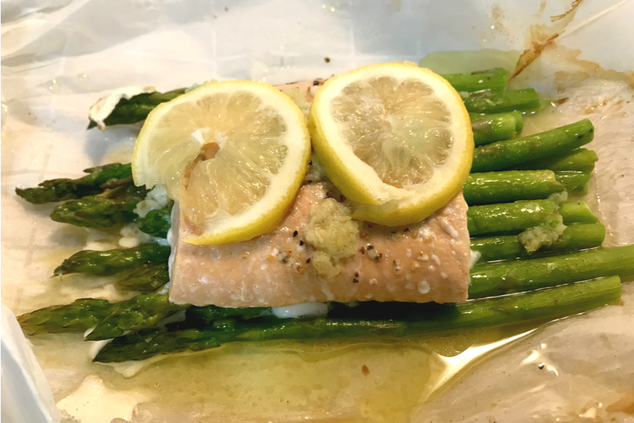 cooked salmon 