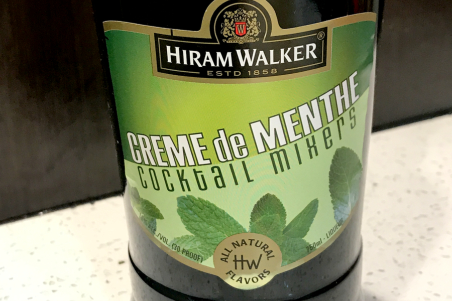 creme de menthe liqueur 