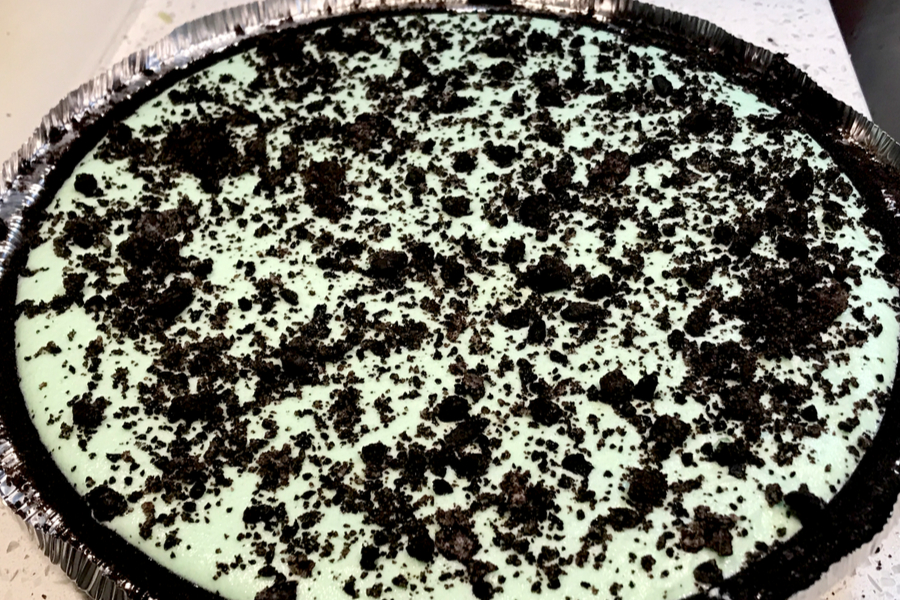 no bake grasshopper pie 