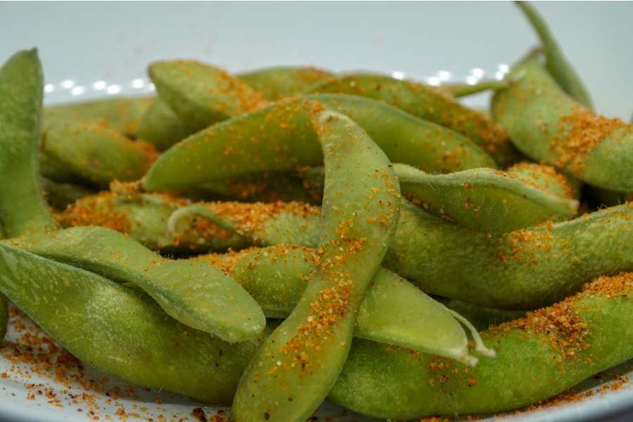 seasoned instant pot edamame 