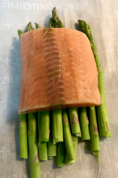 salmon and asparagus 