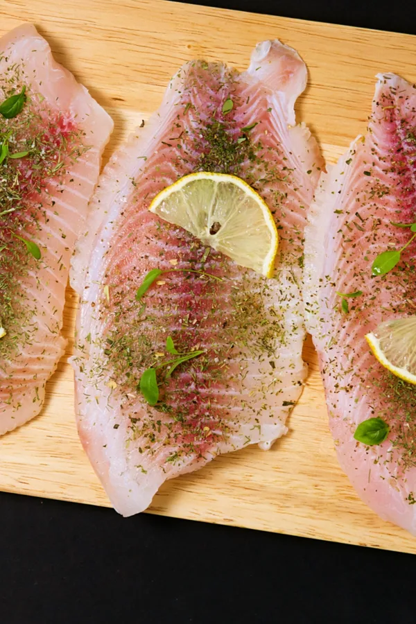 seasoned tilapia