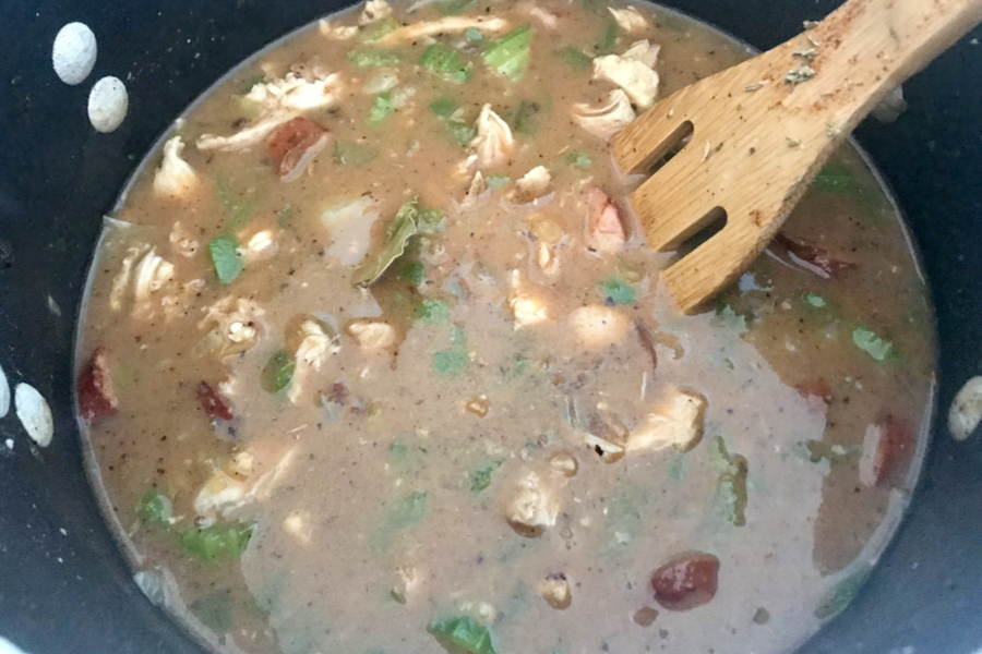 boil cajun gumbo 