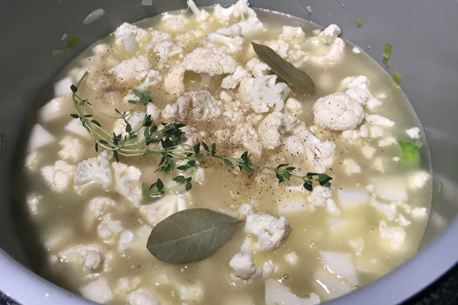 ingredients for instant pot potato leek soup