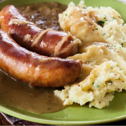 instant pot bangers and mash