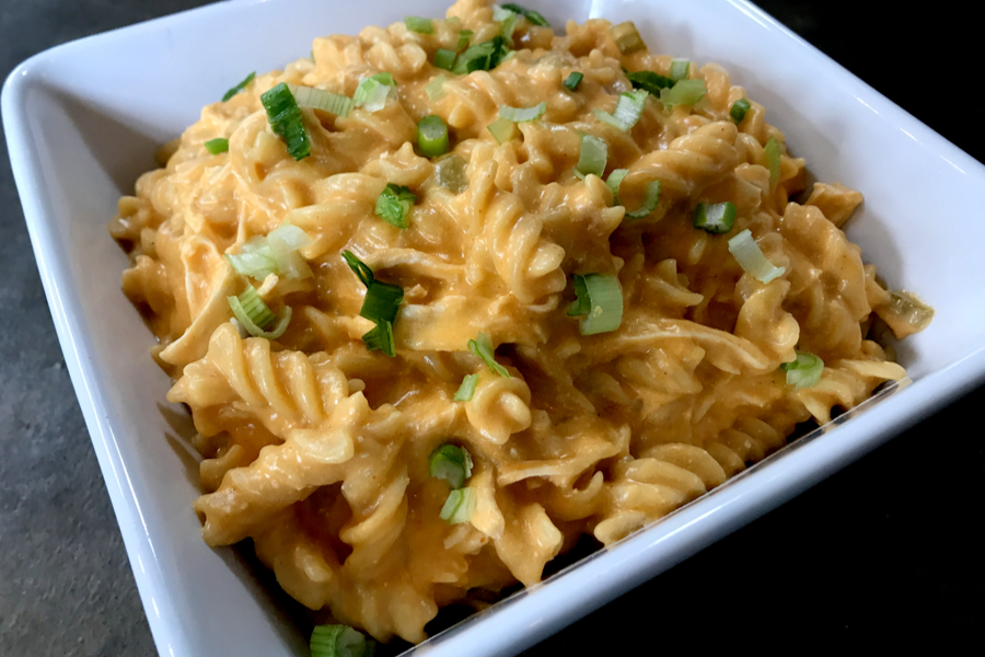 instant pot buffalo chicken pasta