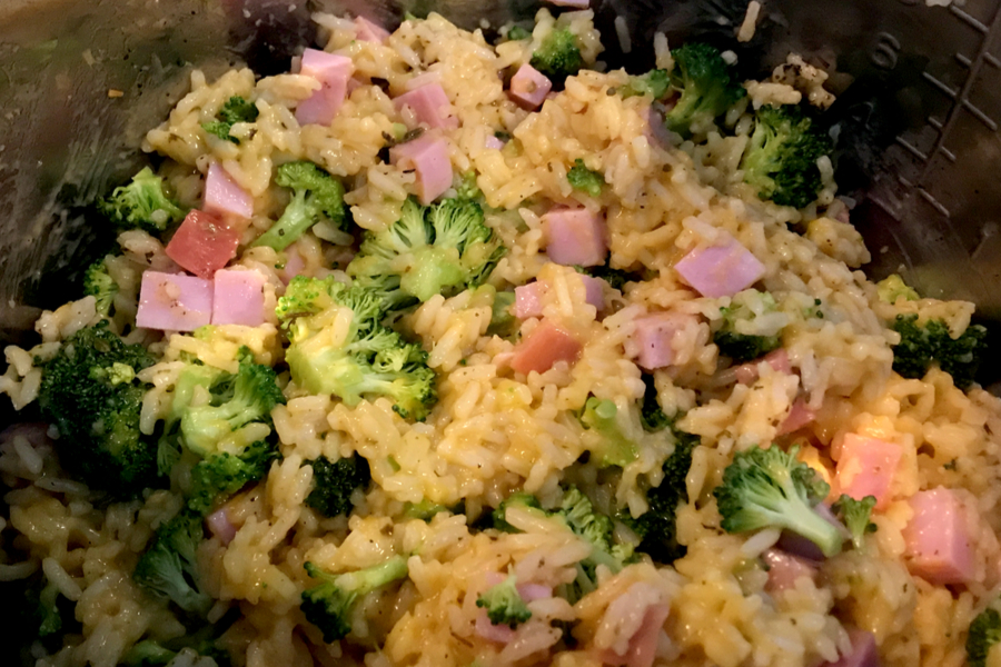 Instant Pot Ham Casserole – With Cheesy Rice & Broccoli