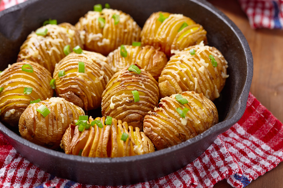 hasselback potatoes 