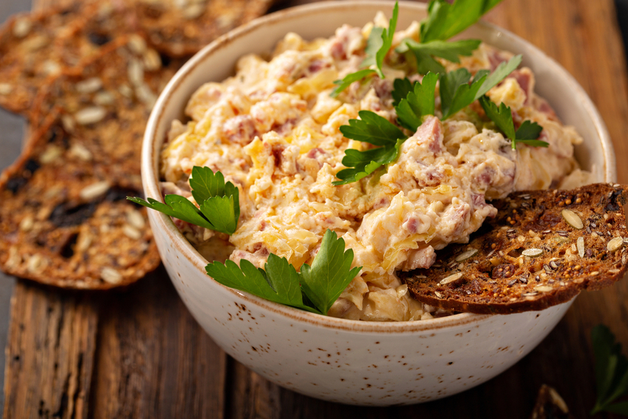 slow cooker reuben dip