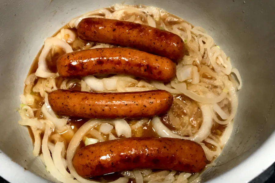 Instant pot bangers and mash 