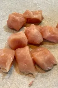 bite size chicken nugget pieces