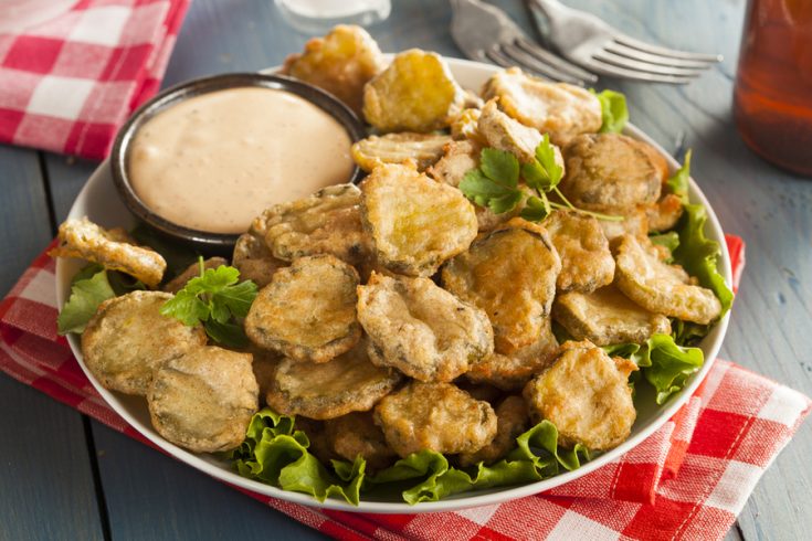 Air fryer fried pickles