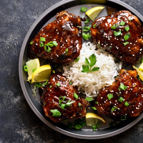 honey garlic chicken thighs
