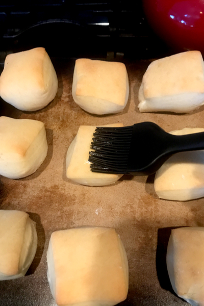 butter on rolls 