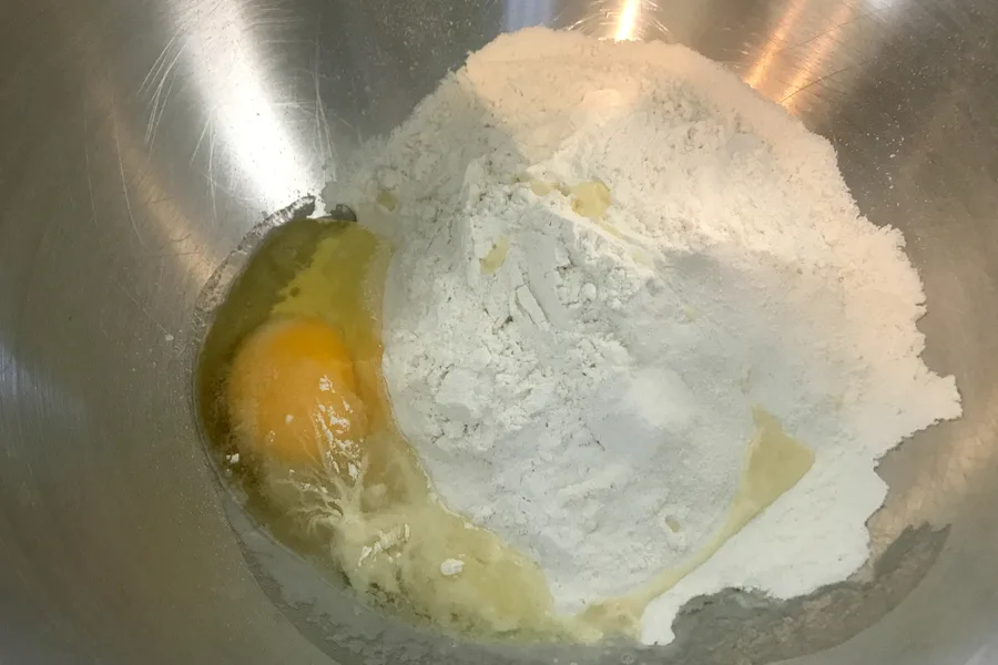 egg flour mixture 