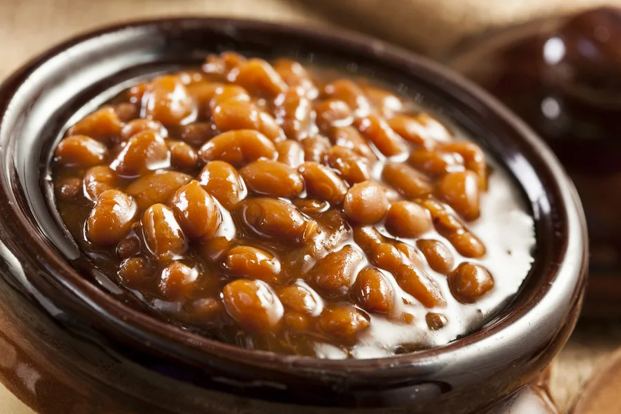 slow cooker baked beans