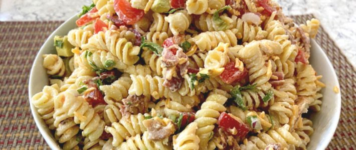 BLT Pasta Salad Recipe – A New Twist on Traditional Pasta Salad blt pasta salad