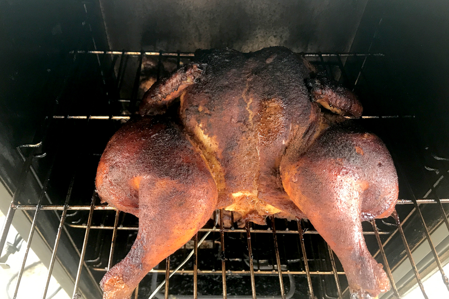 cooked smoked chicken 