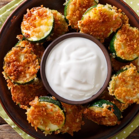 air fryer zucchini chips