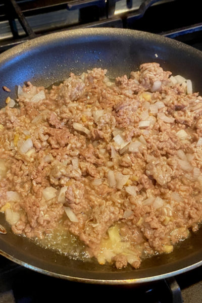 beef and onions