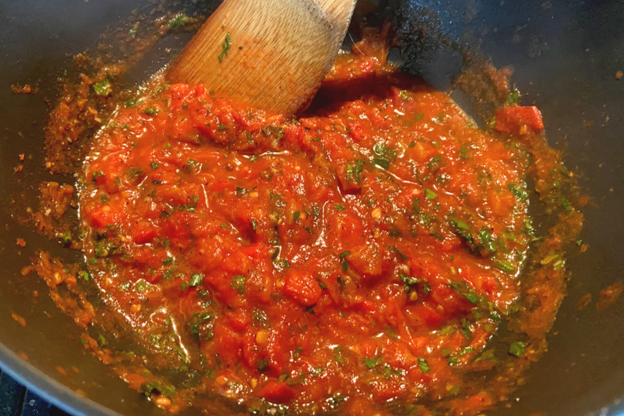 homemade marinara sauce 