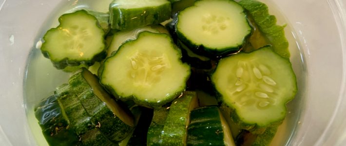 Overnight Pickles Recipe – Refrigerator Pickles Ready To Eat in 24 hours overnight pickles featured