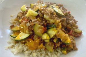 zucchini ground beef casserole