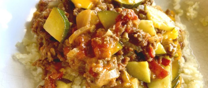 Zucchini and Ground Beef Skillet Recipe zucchini ground beef skillet