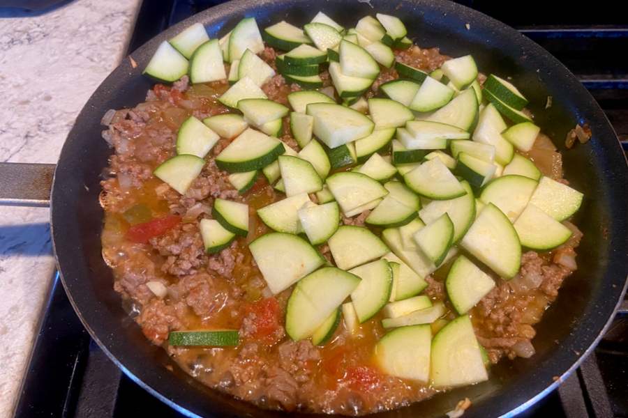 zucchini and ground beef casserole 