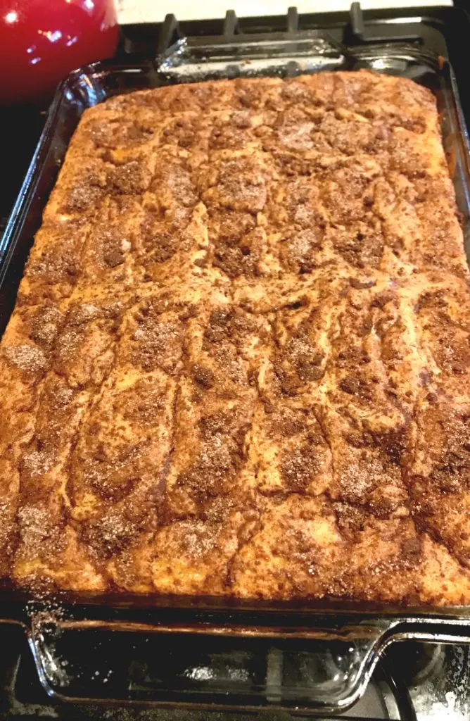 cooked apple coffee cake 