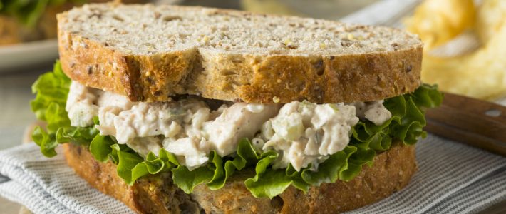 Old-Fashioned Chicken Salad Recipe – A Quick & Easy Summertime Recipe chicken salad sandwich