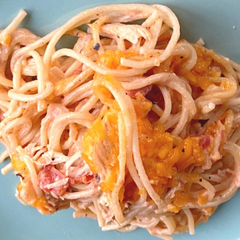 featured chicken spaghetti casserole