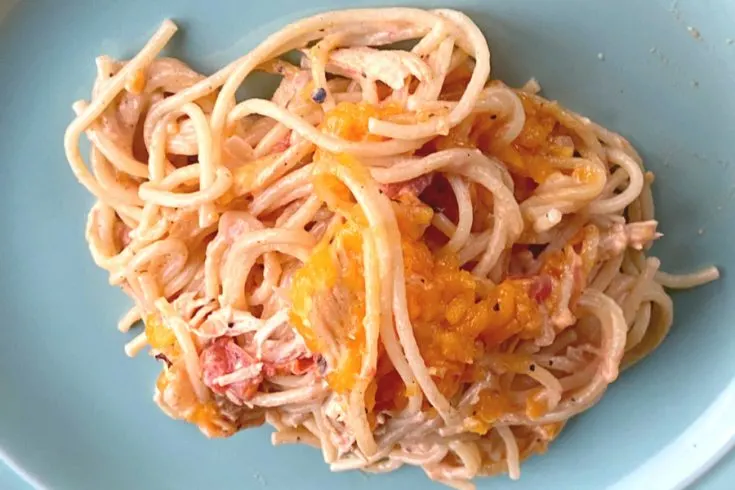 featured chicken spaghetti casserole