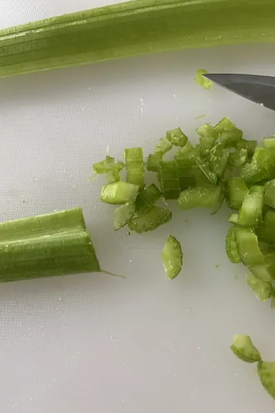 finely chopped celery 