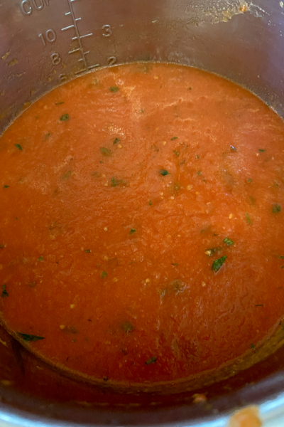 instant pot tomato sauce 