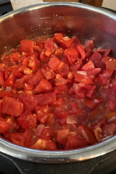 diced tomatoes in instant pot