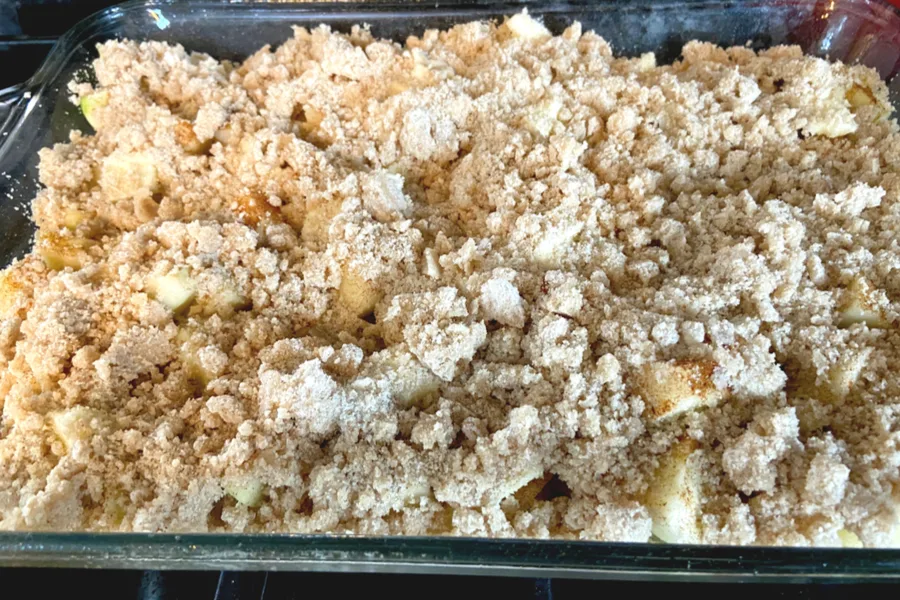 grandma's apple crisp topping 