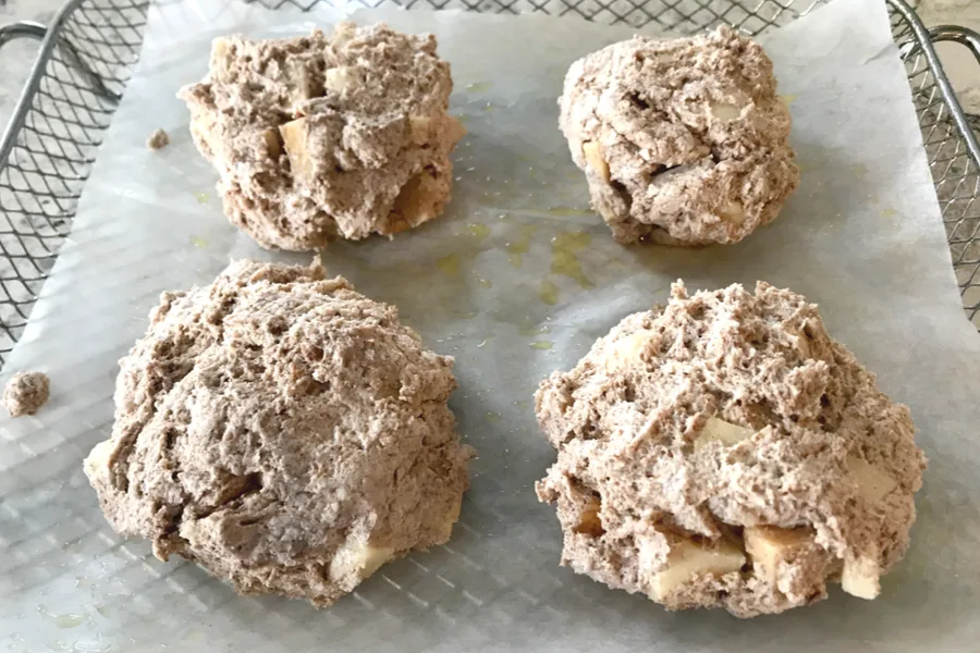 air fryer apple fritter dough