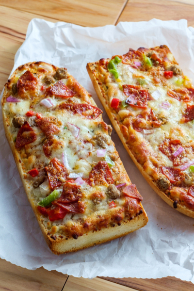 air fryer French Bread Pizza 