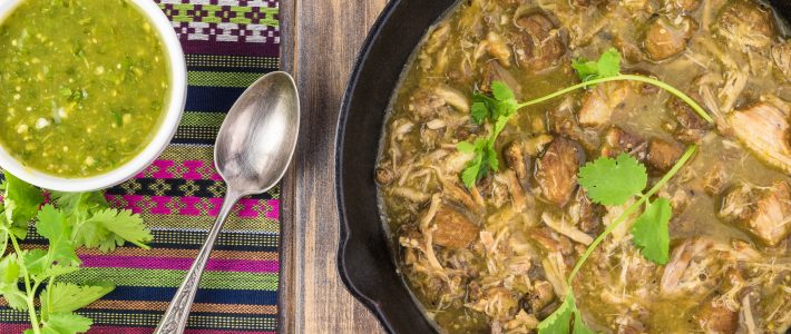 Instant Pot Chicken Chile Verde Recipe – Made With Roasted Tomatillos instant pot chicken chile verde