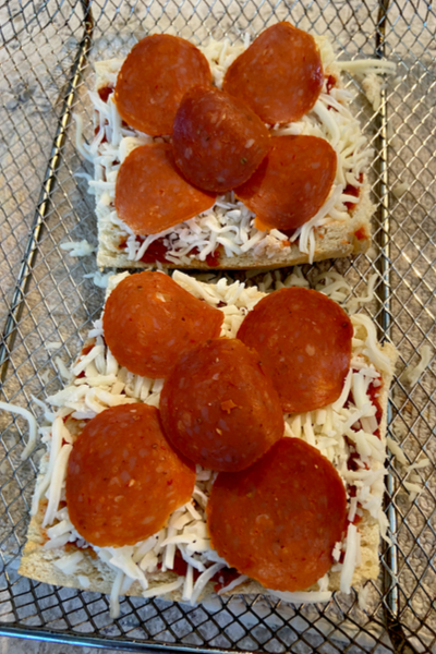 Air Fryer French Bread Pizza - Plain Chicken