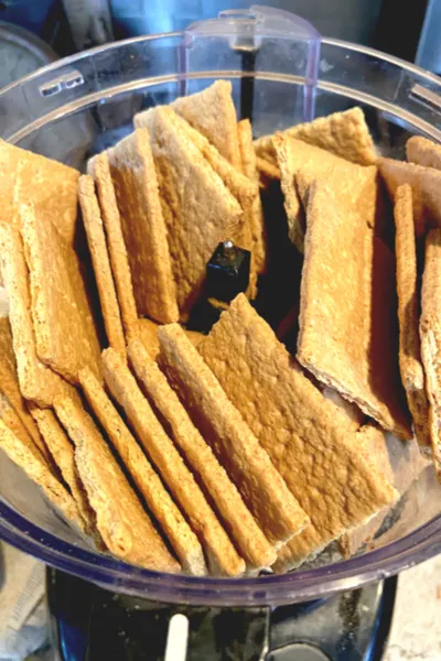 graham crackers in food processor 