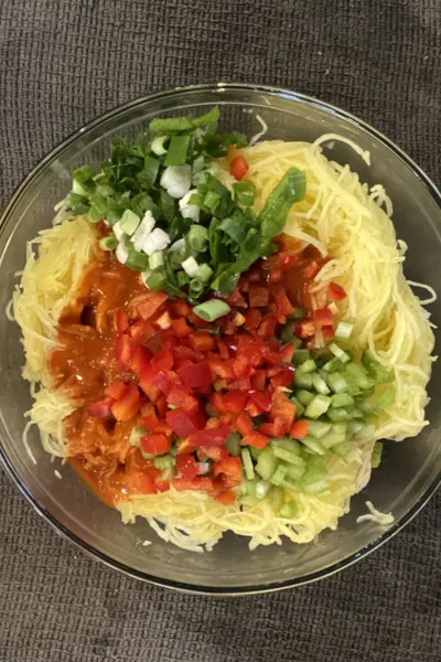 buffalo chicken spaghetti squash ingredients