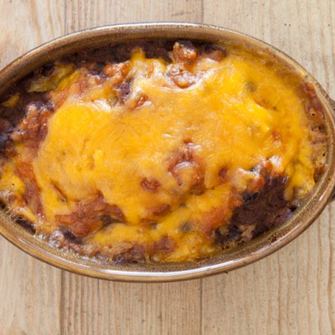 cheesy ranch bean dip